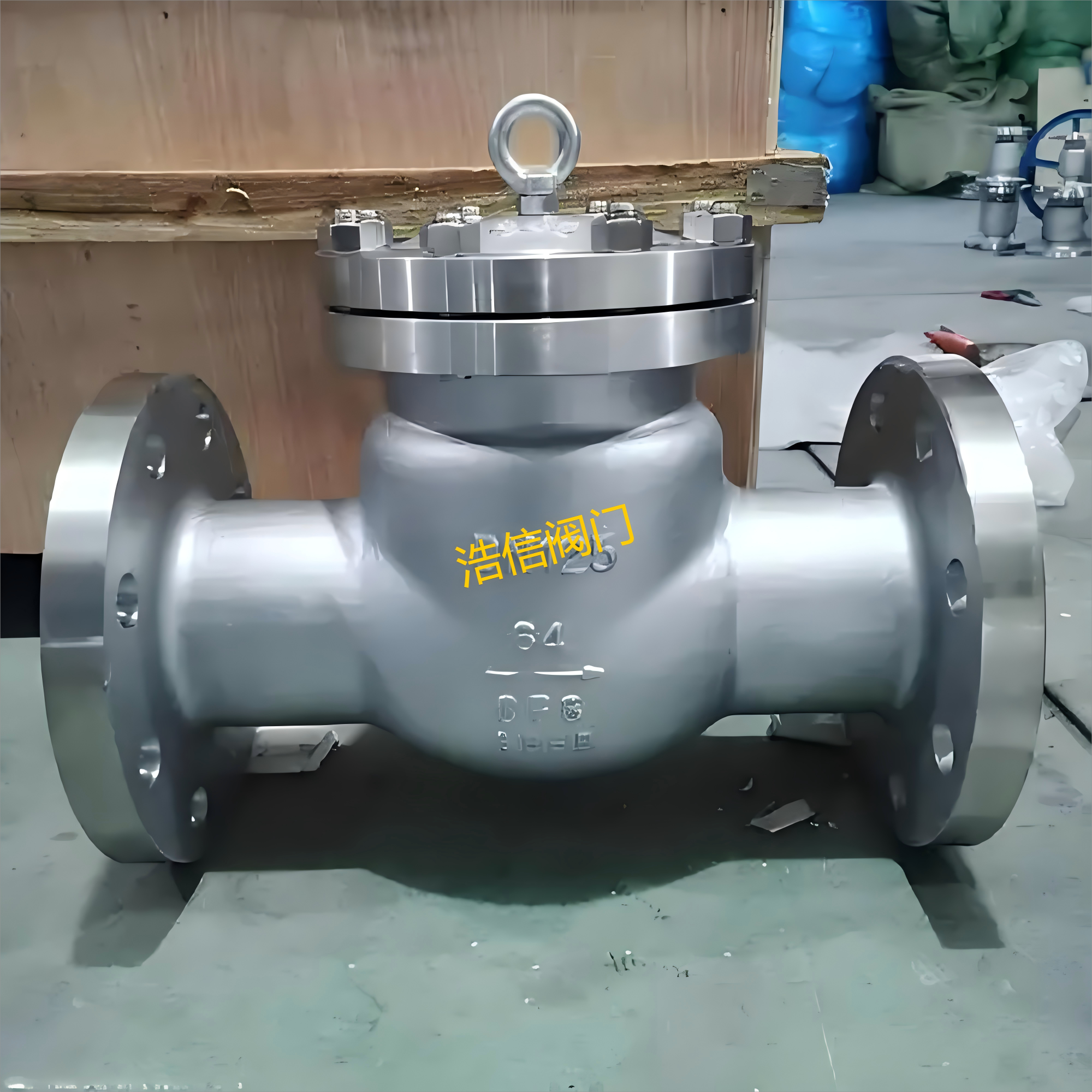 供应潍坊浩信阀门碳钢旋启式止回阀立式止回阀