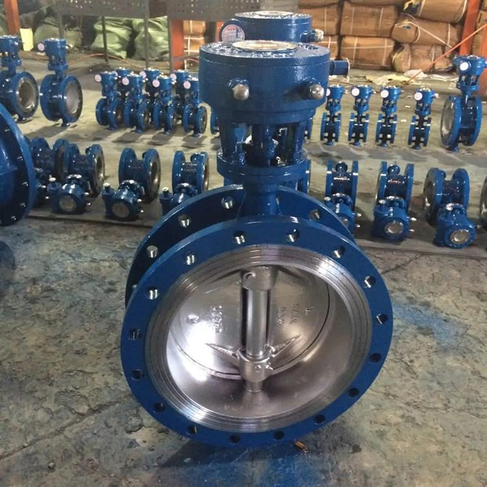 蜗轮传动硬密封蝶阀大口径蝶阀D343H