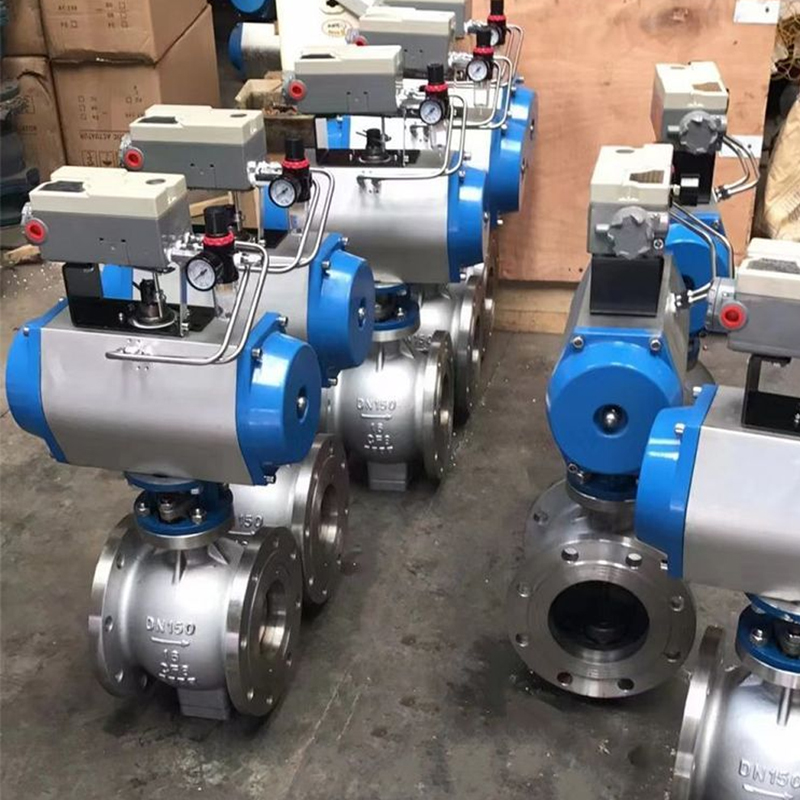 气动硬密封V型球阀vq647h 双座自力式调节阀ZZYN双座调节阀